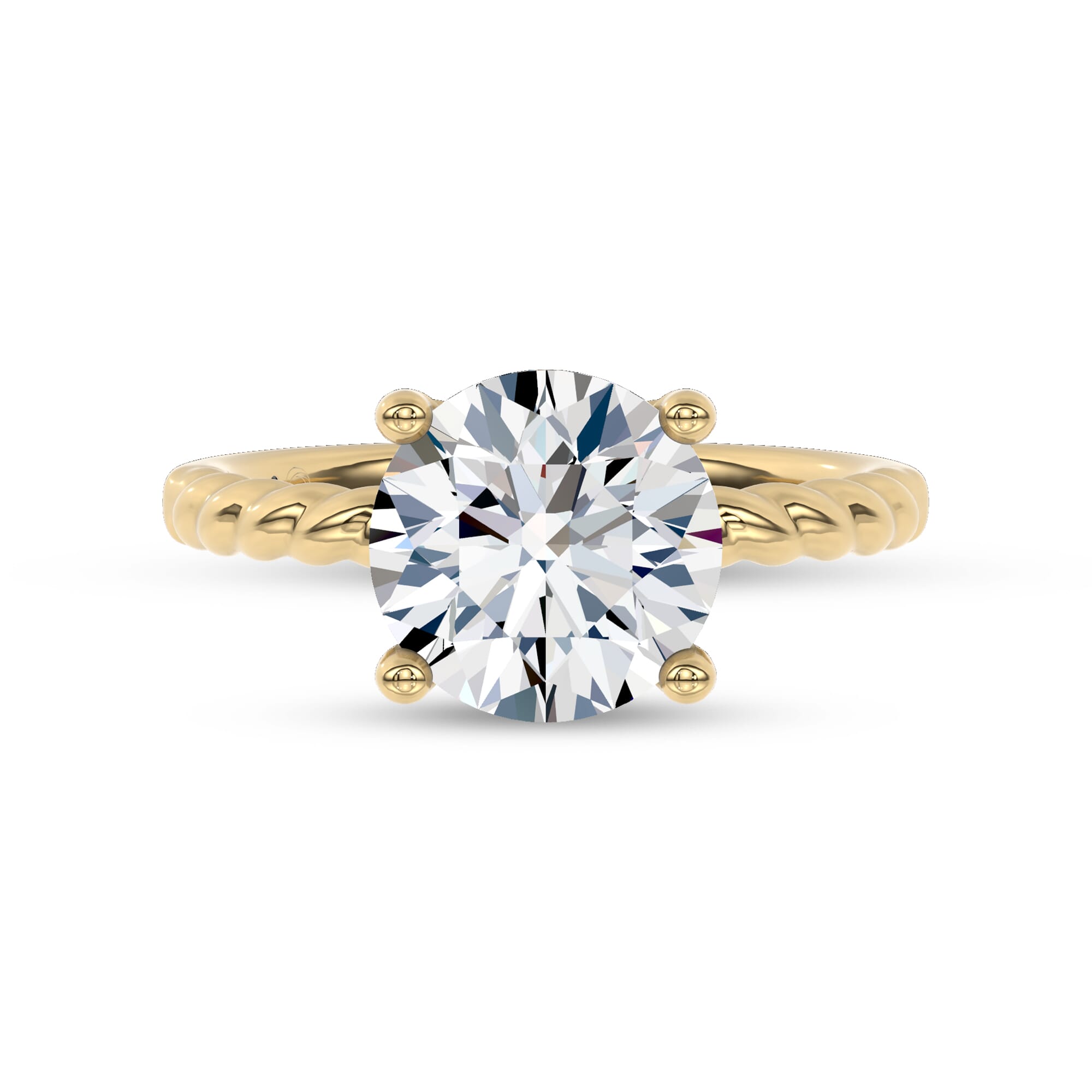 Yarn Twist Engagement Ring by Christian Siriano