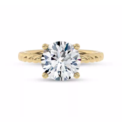 Yarn Twist Engagement Ring by Christian Siriano