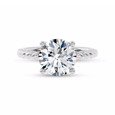 Yarn Twist Engagement Ring by Christian Siriano