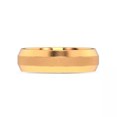 Mixed Textured Beveled Edge Band (7mm)