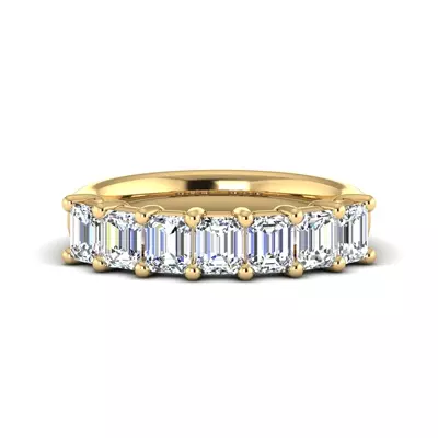 Adley 7 Stone Lab Diamond Band