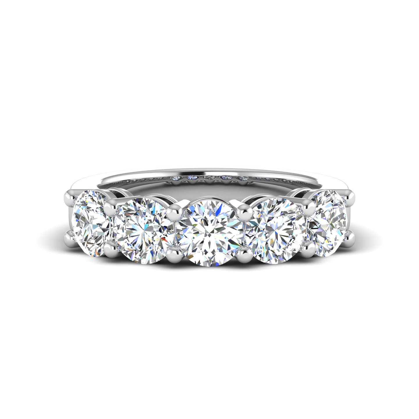 Alondra Shared Prong Anniversary Band