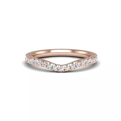 Mackenzie Curved Pave Band