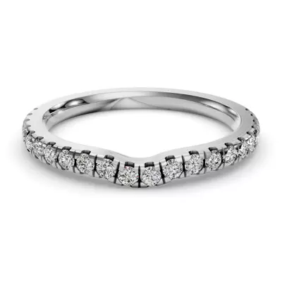 Kennedy Grand Pavé Contoured Band