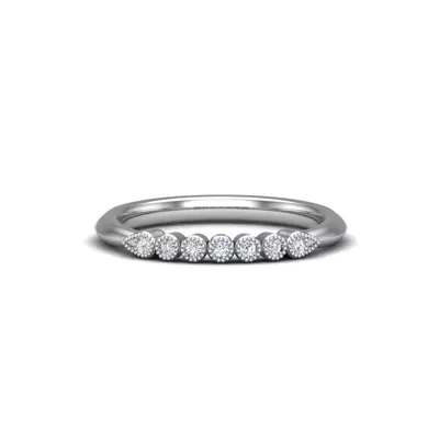 Serenity Milgrain Diamond Band