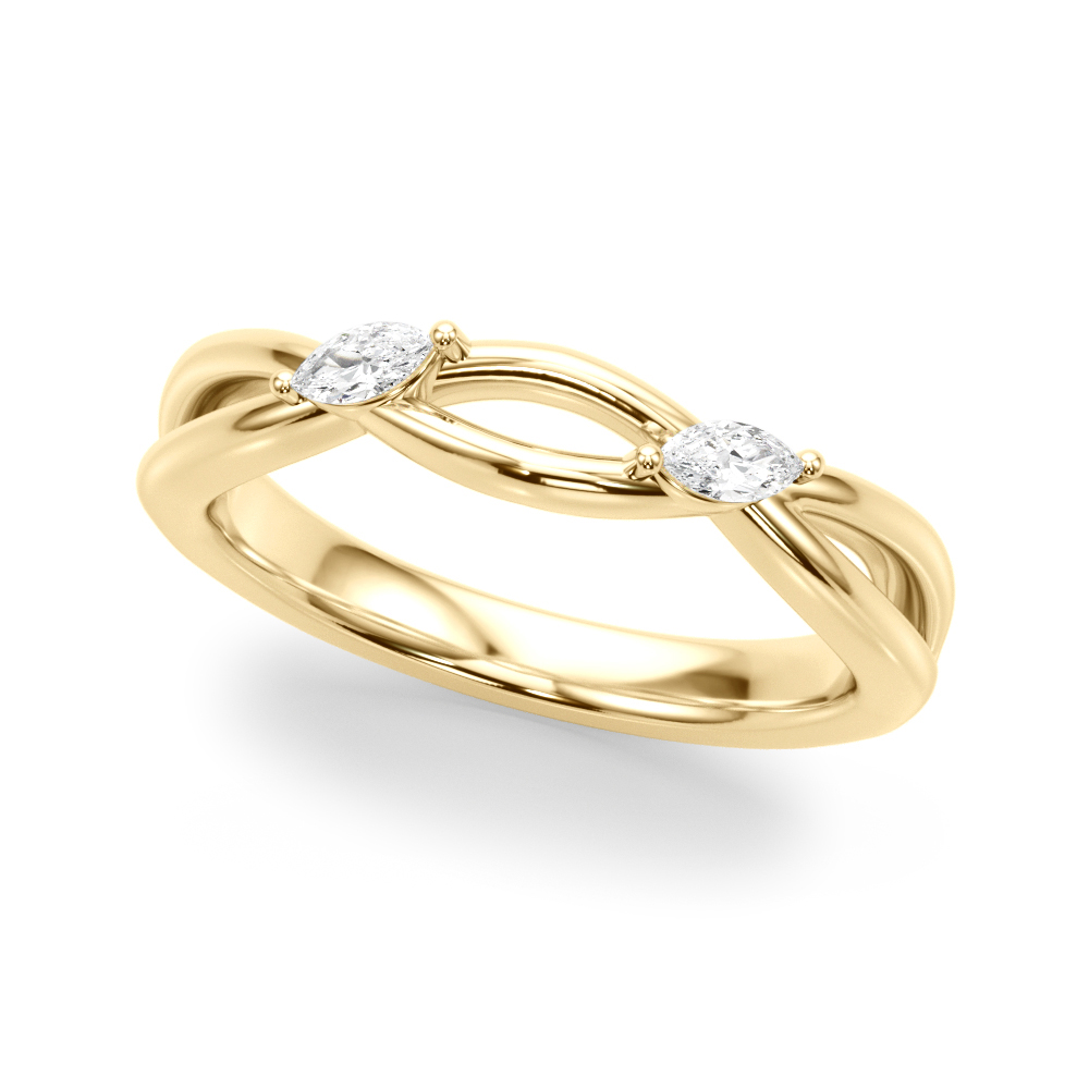 Lissora Twisted Marquise Band