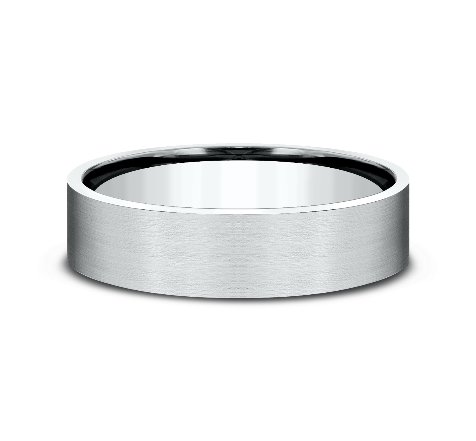 Satin Finish Flat Comfort-Fit Band (6mm)