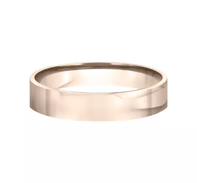 Flat Comfort-Fit Band (4mm)