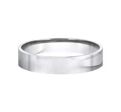 Flat Comfort-Fit Band (4mm)