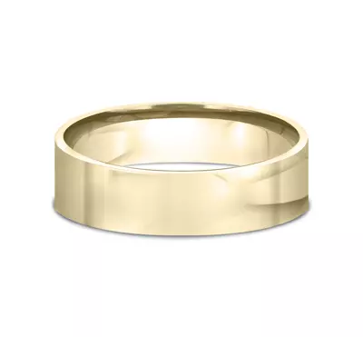 Flat Comfort-Fit Band (7mm)