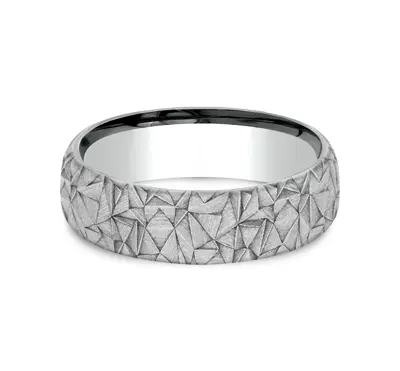 Prism Texture Comfort-Fit Band (6.5mm)