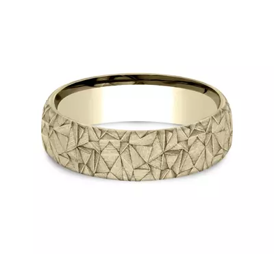 Prism Texture Comfort-Fit Band (6.5mm)