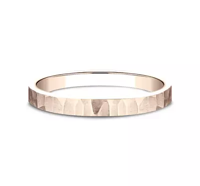 Satin Hammered Band (2mm)
