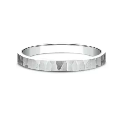 Satin Hammered Band (2mm)