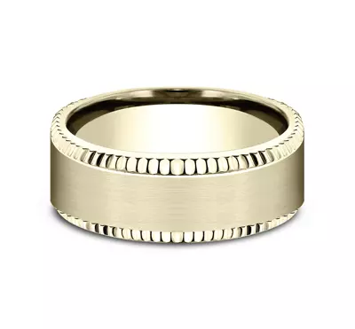 Bastion Fluted Bevel Comfort-Fit Band (8mm)