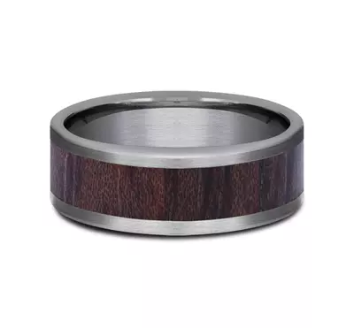 Rosewood Tantalum Band (8mm)