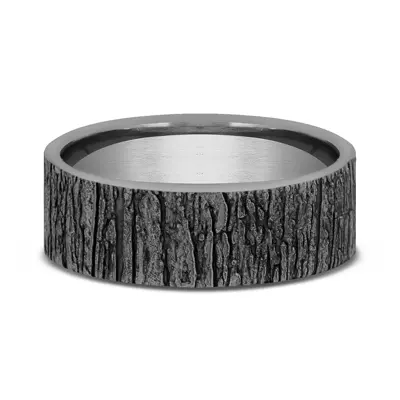 Ridgebark Tantalum Comfort-Fit Band (7mm)