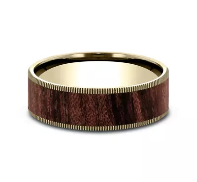 Cherry Wood Comfort-Fit Band (7.5mm)