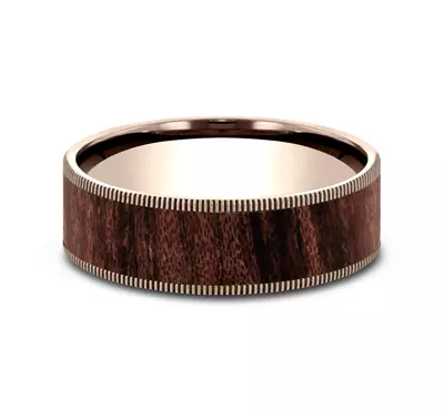 Cherry Wood Comfort-Fit Band (7.5mm)