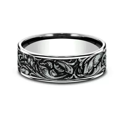 Sovereign Engraved Comfort-Fit Band (7.5mm)