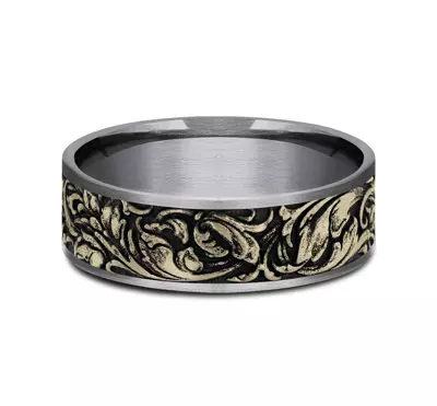 Sovereign Mixed Metal Comfort-Fit Band (7.5mm)