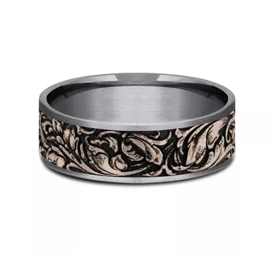 Sovereign Mixed Metal Comfort-Fit Band (7.5mm)