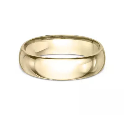 Comfort-Fit Plain Band (6mm)