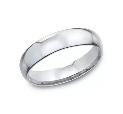 Low Dome Comfort-Fit Polished Band (5mm)