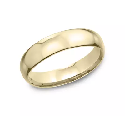 Low Dome Comfort-Fit Polished Band (5mm)