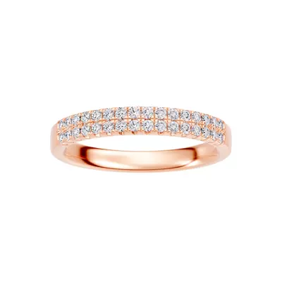 Classic Double-Row Pavé Diamond Band (0.33 ct. tw.)