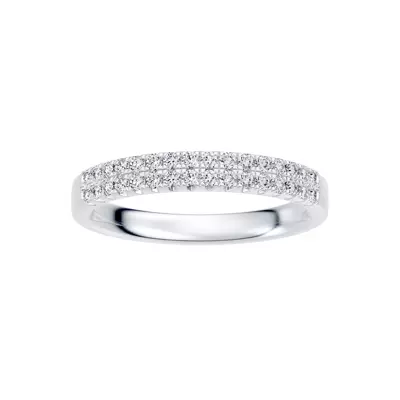 Classic Double-Row Pavé Lab Diamond Band (0.33 ct. tw.)