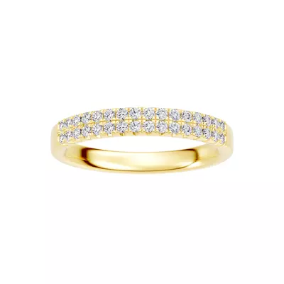 Classic Double-Row Pavé Diamond Band (0.33 ct. tw.)