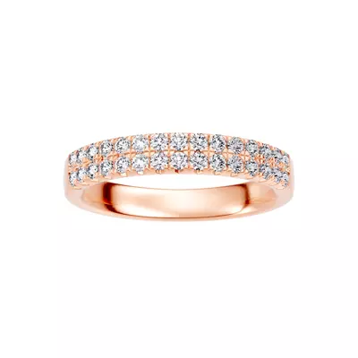 Classic Double-Row Pavé Lab Diamond Band (0.50 ct. tw.)