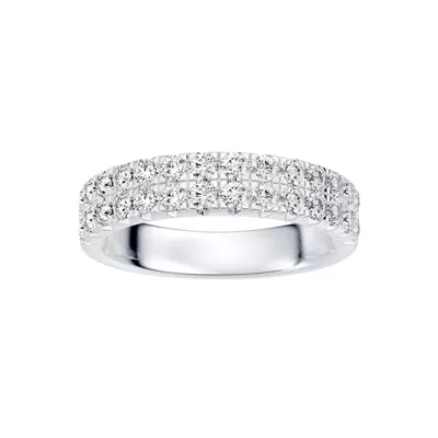 Classic Double-Row Pavé Lab Diamond Band (1.00 ct. tw.)