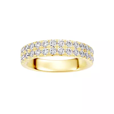 Classic Double-Row Pavé Diamond Band (1.00 ct. tw.)