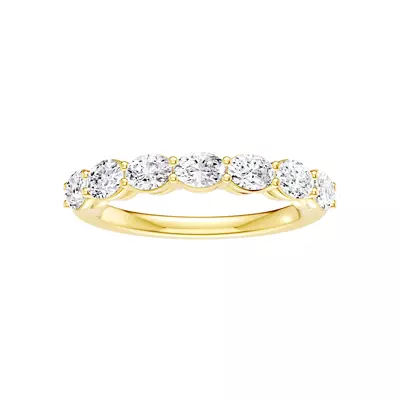 East-West Oval 7-Stone Lab Diamond Band (1.00 ct. tw.)