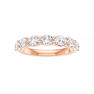 East-West Oval 7-Stone Lab Diamond Band (1.50 ct. tw.)