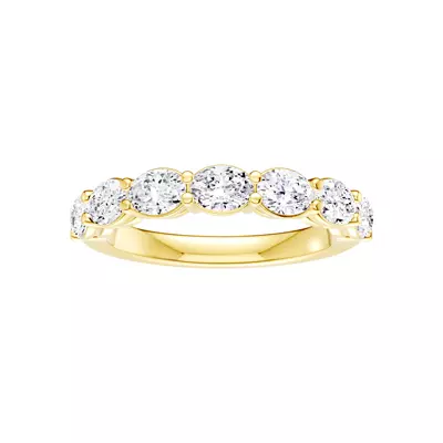East-West Oval 7-Stone Lab Diamond Band (1.50 ct. tw.)