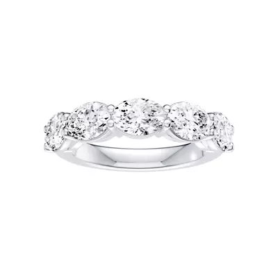 East-West Oval 5-Stone Lab Diamond Band (3.00 ct. tw.)