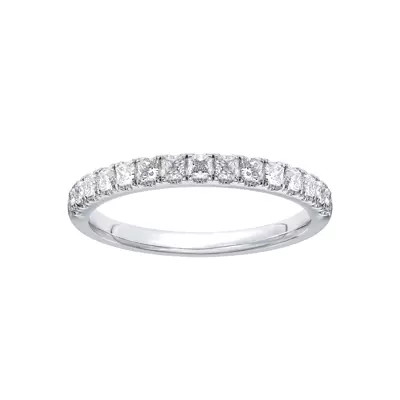 Princess-Cut Pavé Diamond Band (.75 ct. tw.)