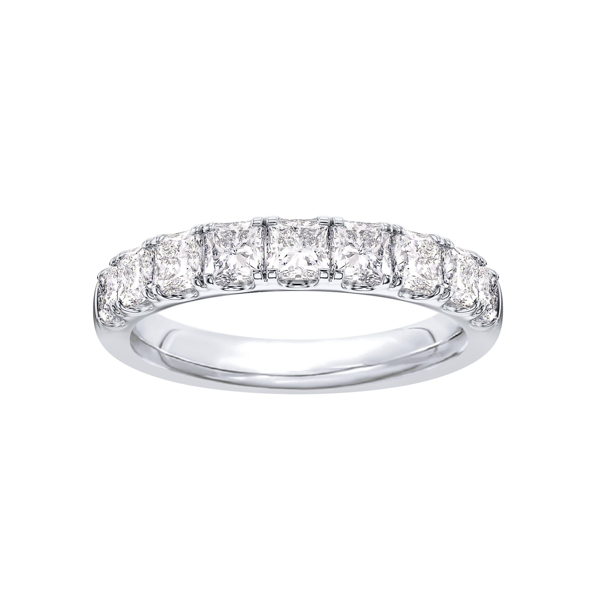Princess-Cut Pavé Lab Diamond Band (2.00 ct. tw.)