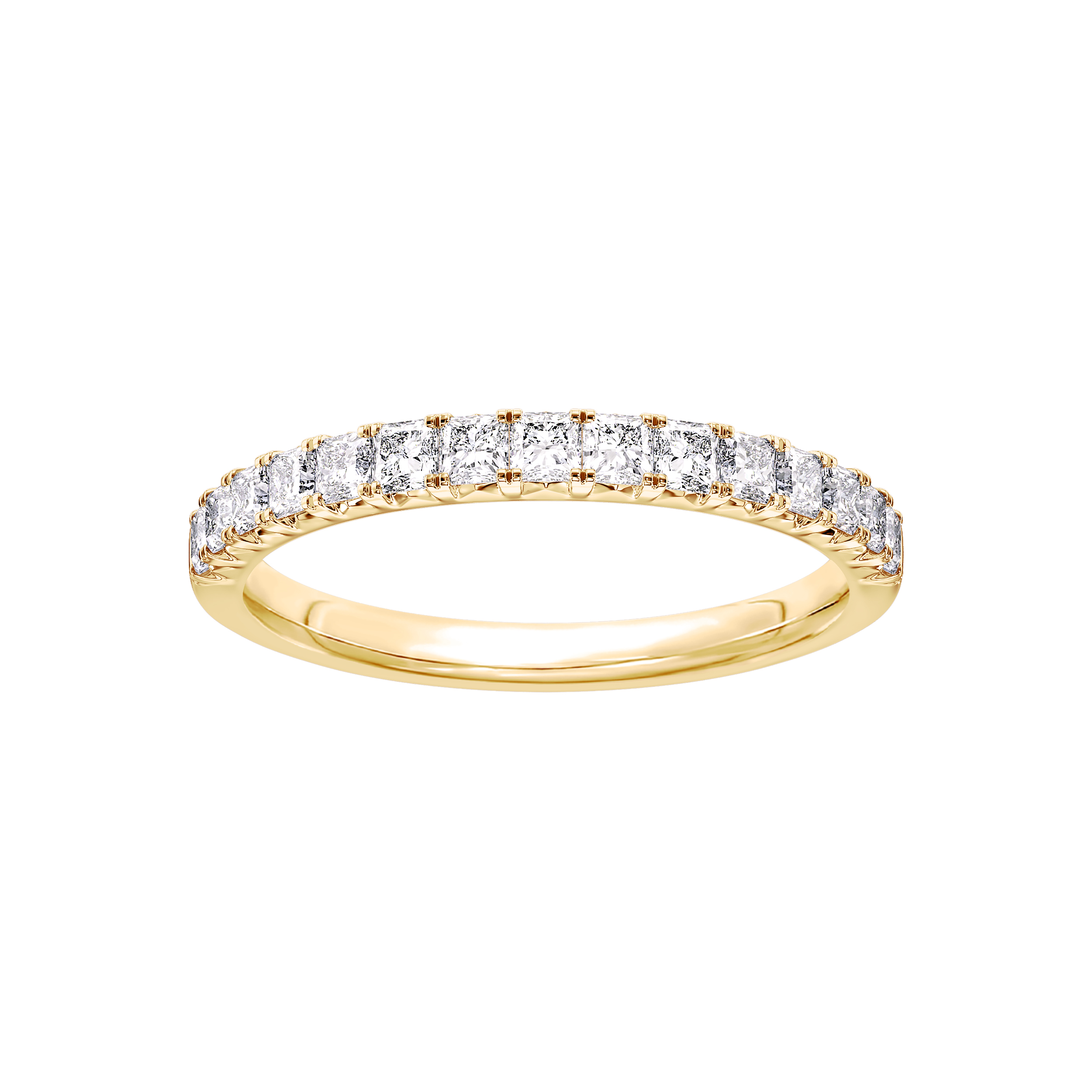 Princess-Cut French Pavé Diamond Band (.75 ct. tw.)