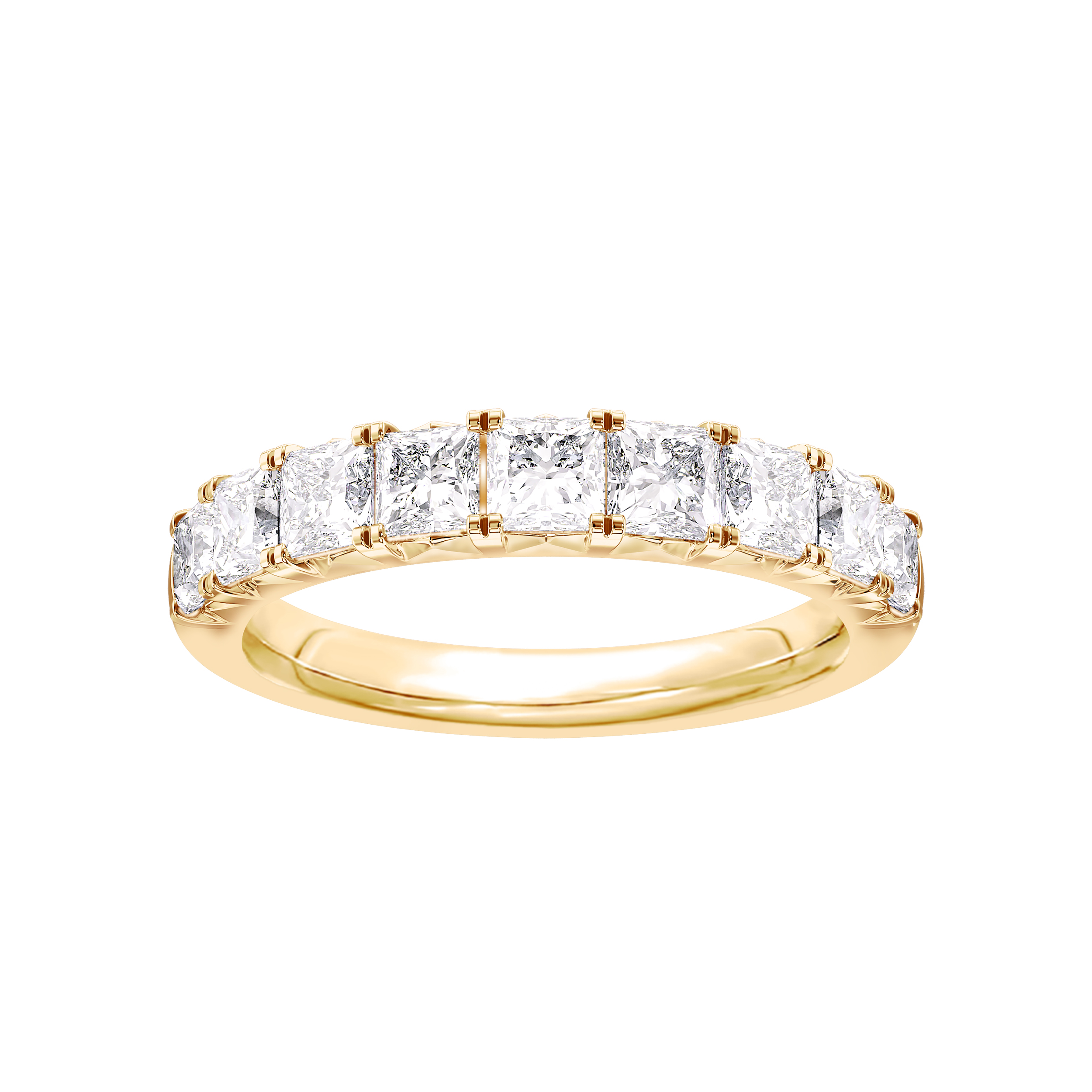 Princess-Cut French Pavé Lab Diamond Band (2.00 ct. tw.)