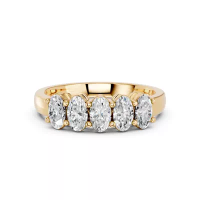 Five-Stone Oval Lab Diamond Band (1 ct. tw.)