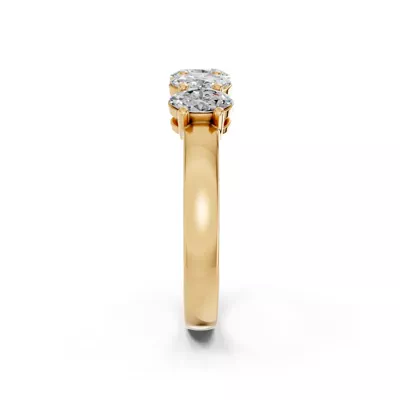 Five-Stone Oval Lab Diamond Band (1 ct. tw.)