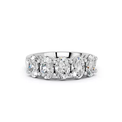 Five-Stone Oval Lab Diamond Band (2 ct. tw.)