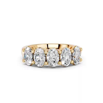 Five-Stone Oval Lab Diamond Band (2 ct. tw.)
