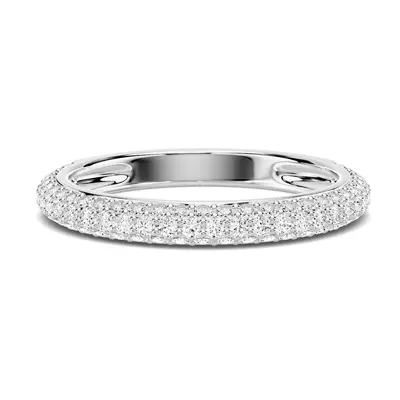 Selora Rolled Pavé Band