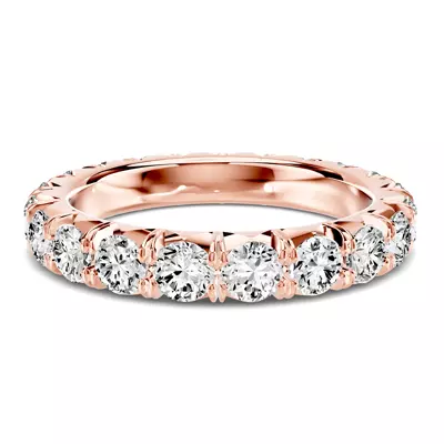 Lumina French Pavé Eternity Lab Band (2 ct. tw.)