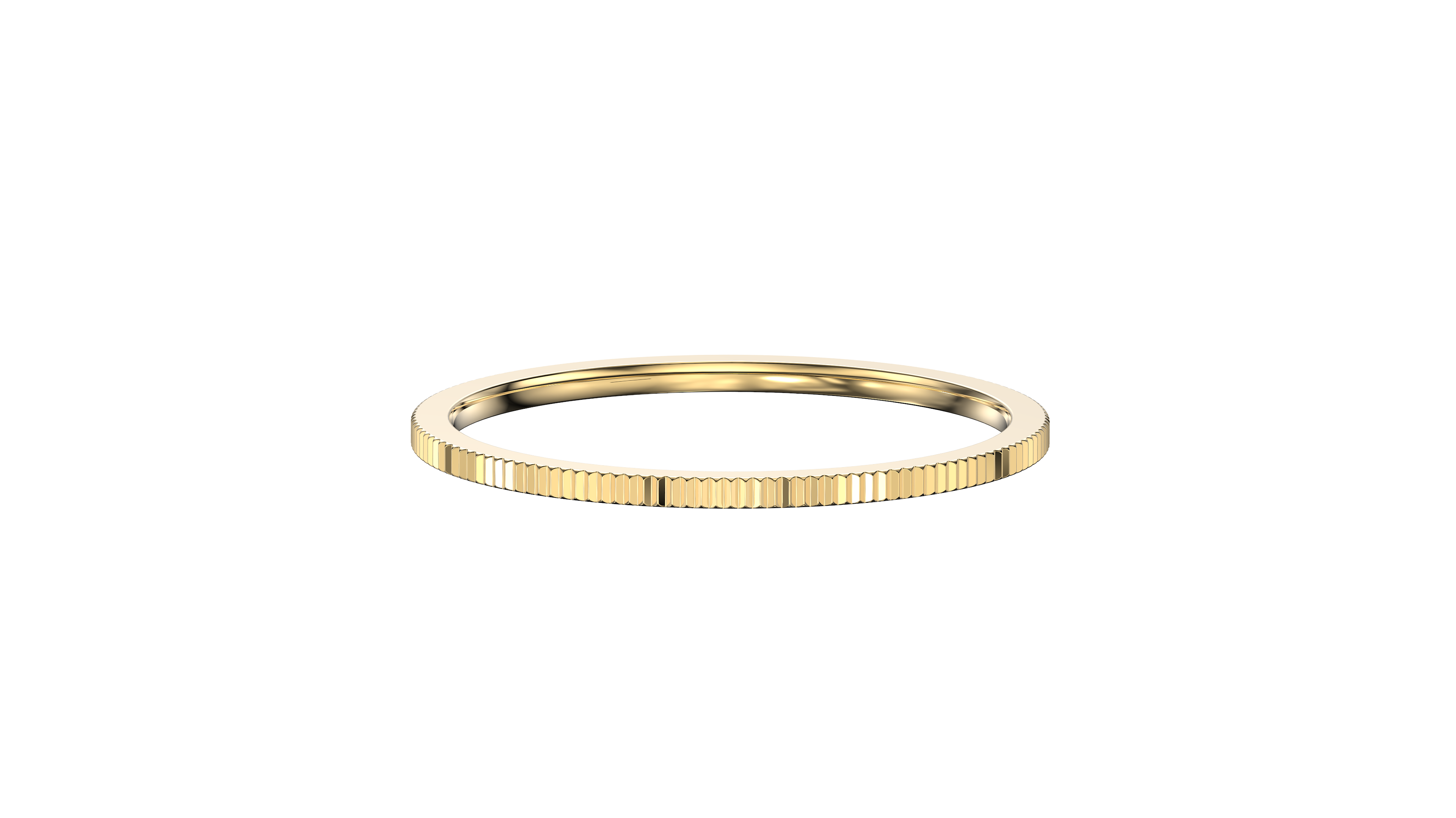 Fluted Stackable Band (1mm)